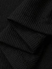 DAZY Women's Sexy Slim Fit Lace Patchwork V-Neck White Camisole Tank Top With Built-In Bra, Suitable For Spring And Summer Y2k - Black - View 9