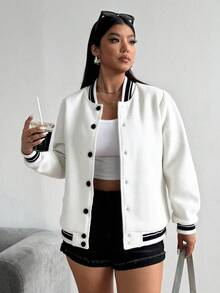 女士外套 - 白色 - 查看 3