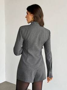 SHEIN Tall 女士两件套服装 - 灰色 - 查看 2