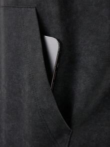 Sport MetroGents 男士休闲字母图案袋鼠口袋抽绳卫衣，秋季款