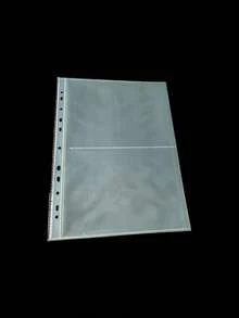 10 PCS A4 Size Korean Photo Card Binder Pages Multi Pocket Design Acid Free PP Material For Kpop Album Refill Scrapbooking Journal Supplies Now - Transparent - View 12