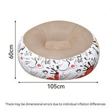 Bean Bag Chairs Inflatable Camping Chairs Inflatable Slouchy Sofa Blow Up Chairs Folding Portable Inflatable Chair For Living Room Bedroom Reading Room - Multicolor - View 10