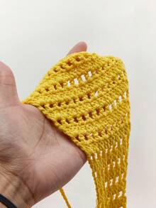 Amplova Bộ 3 món áo khoác ngoài dành cho nữ, gợi cảm và phá cách, thích hợp cho kỳ nghỉ, màu vàng tươi tương phản, thoải mái khi mặc thường ngày. - Nhiều màu - Xem 14