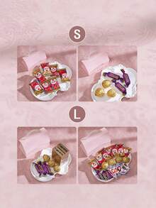 1/10/20PCS Faux Pearl Decor Gift Box Set, Pink Pearl Handle Wedding Favor Box, Valentine's Day Wedding Birthday Party Decorations, Floral Letterpress Printed Mini Candy Packaging Bags, Elegant Small Gift Bags For Jewelry Wedding Favors Party Decor - Pink - View 9