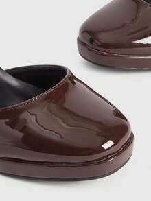 CUCCOO LuxiPop Women Fashion Elegant Party Commuter Simple Pumps - Coffee Brown - View 4