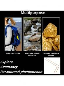 Copper Exploration Rod -99.9% Pure Copper, 2 Cylindrical Exploration Rods - Can Be Used For Ghost Hunting, Water Exploration, Treasure Hunting, Searching For Buried Objects, Etc - Bronze - View 8