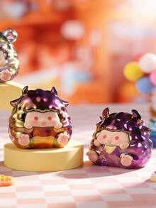 POKOJA LAND Blind Box (Non-Plush Filling) Cute Cartoon Character Decorative Figurine - Tide play blind box - View 3