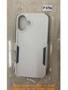 Ốp lưng điện thoại bảo vệ hai lớp Luxury Armor tương thích với iPhone 16 11 12 13 14 15 Pro Max Plus 16E Hộp nhựa cứng chống sốc Ốp lưng - trắng - Xem 32