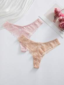 Snug Zone 12pcs/Pack Celana Dalam Wanita Nyaman dengan Hiasan Renda - MultiWarna - View 7