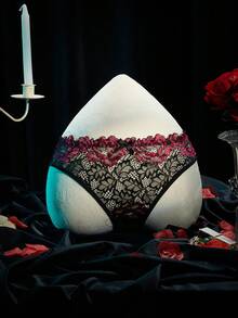 SpicyHot 女士性感蕾丝无裆内裤，情人节 - 彩色 - 查看 8