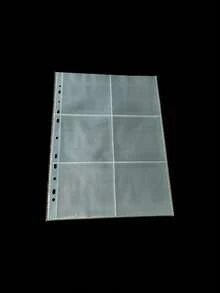 10 PCS A4 Size Korean Photo Card Binder Pages Multi Pocket Design Acid Free PP Material For Kpop Album Refill Scrapbooking Journal Supplies Now - Transparent - View 7