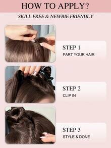 7PCS With 20 Clips Straight Clip In Hair Extensions 100% Real Human Hair Color NC# Natural Black 14-22 Inch 115G Double Weft Invisible Clip Hair Extensions Remy Natural Human Hair For Women Girls Daily Use