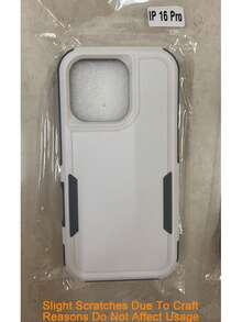 Ốp lưng điện thoại bảo vệ hai lớp Luxury Armor tương thích với iPhone 16 11 12 13 14 15 Pro Max Plus 16E Hộp nhựa cứng chống sốc Ốp lưng - trắng - Xem 26