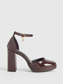 CUCCOO LuxiPop Women Fashion Elegant Party Commuter Simple Pumps - Coffee Brown - View 2