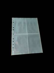 10 PCS A4 Size Korean Photo Card Binder Pages Multi Pocket Design Acid Free PP Material For Kpop Album Refill Scrapbooking Journal Supplies Now - Transparent - View 15