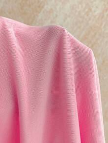 Soleia Bộ gồm áo croptop trễ vai xếp ly và chân váy mini nhiều lớp, phong cách Bohemian, Boho, đi nghỉ mát, trang phục nữ mùa thu, vintage, lễ hội. - Màu Hồng baby - Xem 8