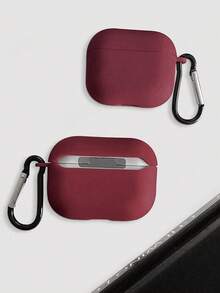 1PC Matte Earphone Protective Case For 1/2/3/4/Pro 2nd Gen Wireless Bluetooth Earphones - Burgundy - View 4