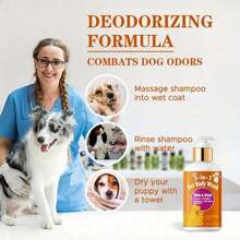 1pc/2pcs 1 Pet Body Wash With Vitamin E - Deep Cleans & Nourishes, Removes Dirt & Oi, Dry Rough Light Beige, Moisture For Dogs & Cats, Daily Use, Dog Shampoo, Cleansing Formula, Nourishing Ingredients - 1pc - View 8