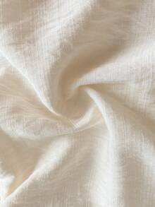 PrepCrw 1pc Young Girls Elegant Urban Casual College Style White Lace Trim Loose Fit Long Sleeve Blouse, Suitable For Back To School, Casual Outings, Trips, Gatherings, Festivals, Spring/Summer - White - View 6