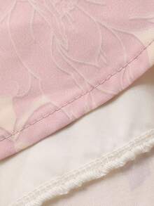 DAZY Robe longue plissée élégante à couleurs contrastées pour femmes, printemps/été - Parme - Voir 10