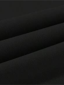 Y2K Americano vintage letra impresión hombres todos los días casual pantalones - Negro - Ver 8