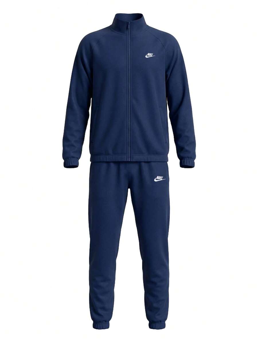 Nike Club Men's Tracksuit Navy Blue - Navy Blue - View 1