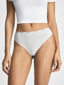 Ocili 2pcs Deep Gray Women's Comfortable Minimalist Briefs - Multicolor - View 6