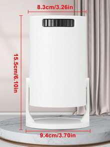 Teckwe "Mini Projector: Equipped With WiFi, 180° Rotation, Manual Adjustment Functions And A Built-In Speaker, Supports Full HD 1080P. It Is A Portable M5 Movie Projector, Compatible With TV Sticks, Windows, Android And USB."It Is Suitable For Families, Offices