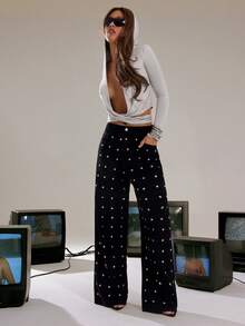 Denimoi Top à capuche sexy pour femmes avec design croisé à col en V profond et manches longues de couleur unie - Gris pâle - Voir 4
