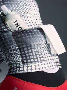 Powerista Women's Fashion Gradient Zipper Front Fitted Long Sleeve Cycling Jersey Top