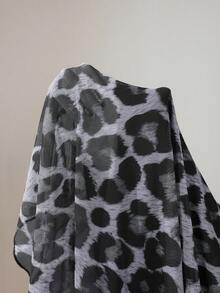 Modelyn Robe ajustée romantique à manches évasées et col en V, printemps/été