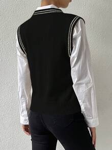 EMERY ROSE Women's Solid Color Minimalist Sleeveless Knit Top, Everyday Wear