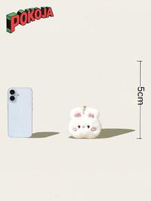 POKOJA LAND - BESTSELLERS 1 حزمة قلادة مفتاح أرنب ناعم جميل، قلادة أرنب صغيرة، تميمة للحقيبة والحقيبة اليدوية والحقيبة الهدايا، زخرفة للحقيبة الهدايا من الربيع إلى الصيف - متعدد الألوان - مشاهدة 2