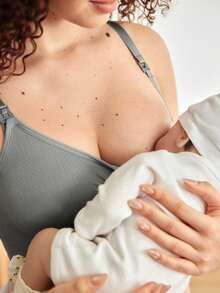 Moonlight&Mama 3pcs Maternity Seamless Nursing Bras, Solid Color - Multicolor - View 5