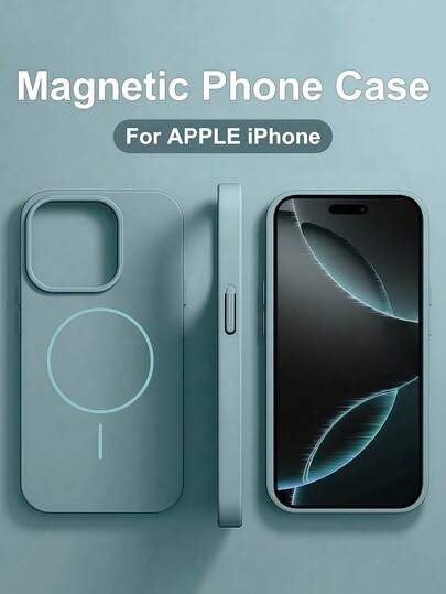 Slim MagSafe Case Compatible With IPhone 17-11 - Ultra Thin Magnetic Wireless Charging Compatible Cover With Full Protection