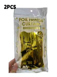 3 Packs Matte Light Blue Streamers Foil Fringe Curtain - 3.3ft X 6.6ft Tinsel Backdrop Curtains - Blue Streamers For Bachelorette Party, Bridal Shower Decorations, Birthday, Photo Booth - Coastal Theme, Nautical Decor, Door Streamers & Party Supplies - Multicolor - View 12