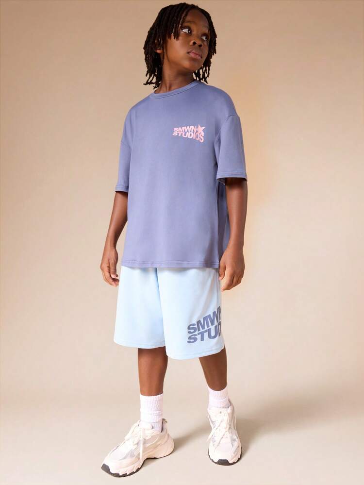 Pastel T-Shirt And Shorts Co-Ord Set