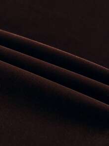 Cévolie 女士秋冬棕色麂皮牙签设计阔腿裤 - 棕色 - 查看 6