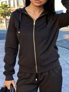 Women Two-Piece Outfits - Black - View 2