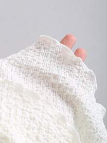 Sweetra New Romantic Vacation Halter Neck Tie Collar Gold Star Decor Double Layer Ruffle A-Line Women Apricot Beach Dress, Suitable For Afternoon Tea, Park Picnic - Apricot - View 6