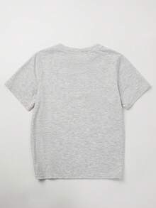 SHEIN 买三送一，4件/套，适合青少年男童穿着的舒适百搭纯色圆领短袖T恤，日常穿着皆宜，适合春夏、日常、运动、郊游、上学、聚会、度假、拍照、返校季等场合。 - 彩色 - 查看 3