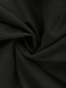 Easowa Svart t-shirt i bomullsblandning med elegant spetskant, kortärmad, rund hals, avslappnad topp, bekväm svart bomulls-t-shirt med spetskant för kvinnor, snygg kortärmad topp med rund hals, elegant svart spetskant, bomullsblandning för kvinnor, avslappnad passform, kortärmad topp för vardag, alla hjärtans dag-topp med spetskant, bomullstoppar, avslappnade toppar, avslappnade toppar för kvinnor, vår/sommar för kvinnor, nyårsfesttopp, svart topp - Svart - Visa 7