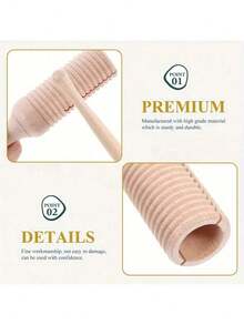 1 件木制乐器音管小型单螺纹环形打击乐器管蛙鸣管 - 彩色 - 查看 10