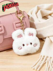 POKOJA LAND - BESTSELLERS 1 حزمة قلادة مفتاح أرنب ناعم جميل، قلادة أرنب صغيرة، تميمة للحقيبة والحقيبة اليدوية والحقيبة الهدايا، زخرفة للحقيبة الهدايا من الربيع إلى الصيف - متعدد الألوان - مشاهدة 4