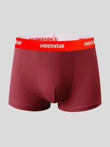 EasyFave 5pcs/Pack Men's Comfortable Stretchy Boxer Briefs - Multicolor - View 6