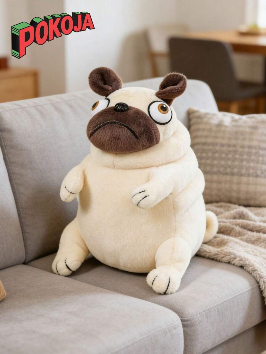 POKOJA LAND - BESTSELLERS 5.91英寸宝塔狗互动毛绒玩具，表情生动，耳朵可爱，触感柔软，适合作为家庭毛绒装饰品，是春夏季节送给家人和朋友的生日节日礼物。 - 彩色 - 查看 1