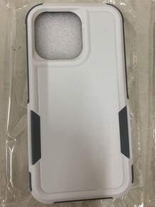 Ốp lưng điện thoại bảo vệ hai lớp Luxury Armor tương thích với iPhone 16 11 12 13 14 15 Pro Max Plus 16E Hộp nhựa cứng chống sốc Ốp lưng - trắng - Xem 8