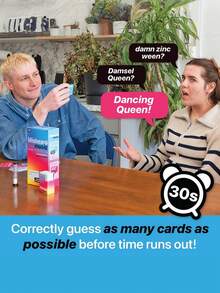 Nghe Lầm Âm Nhạc - Bài Hát Hoặc Nghệ Sĩ Với 500 Thẻ Lời Bài Hát Vô Nghĩa, Một Trò Chơi Âm Nhạc và Thẻ Bài Vui Nhại, Siêu Vui Dành Cho Người Lớn Và Thanh Thiếu Niên, Hoàn Hảo Cho Các Buổi Tụ Tập Bạn Bè, Tiệc Tụng, Họp Mặt Gia Đình và Đêm Chơi Trò Chơi Halloween – Một Trò Chơi Không Thể Thiếu; Hãy Cùng Bắt Đầu Chơi nào! - Nhiều màu - Xem 5