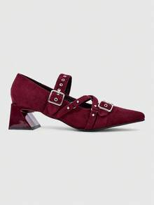 ROMWE Grunge Punk Vớ lông hươu dễ thương và đẹp mắt, thích hợp mang đi chân trần. - Rouge Casaque - Xem 2