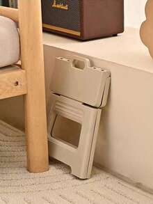 折叠凳，可折叠超轻坚固可调节塑料脚凳，防滑纹理，适用于家庭、厨房、浴室、卧室、便携式户外旅行钓鱼椅，防滑多功能小凳子，易于存放 - 多种颜色可选。适合女性收纳整理器旅行必需品，适合返校礼物